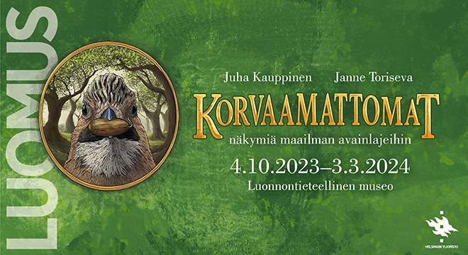 Korvaamattomat-näyttely Luonnontieteellinen museo